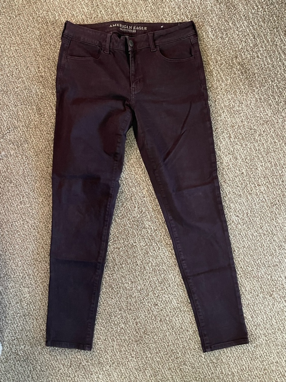 American Eagle Outfitters Women's Dark Plum Jeggings